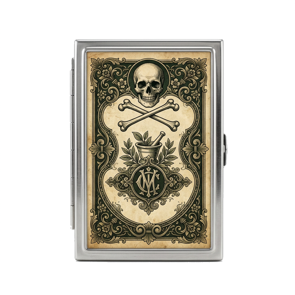 Arsenic Apothecary Tin Cardholder Wallet
