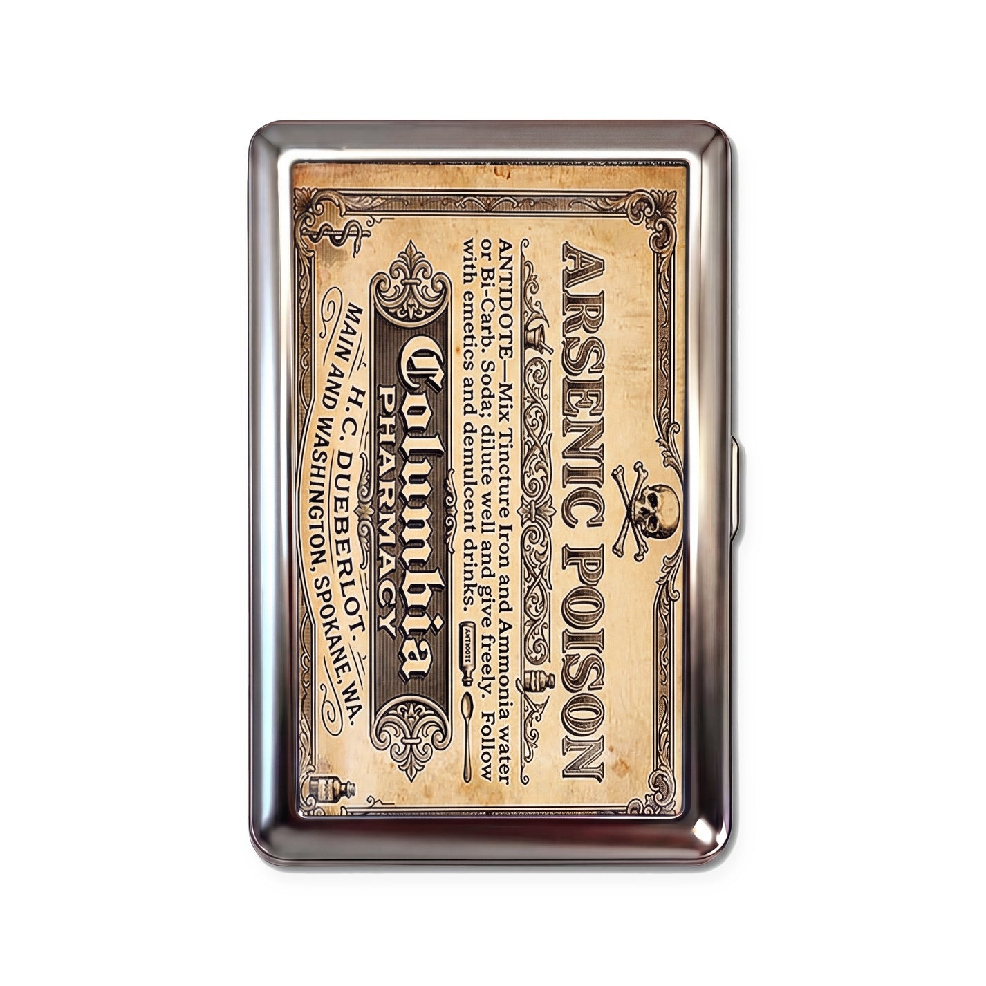 Arsenic Apothecary Tin Cardholder Wallet