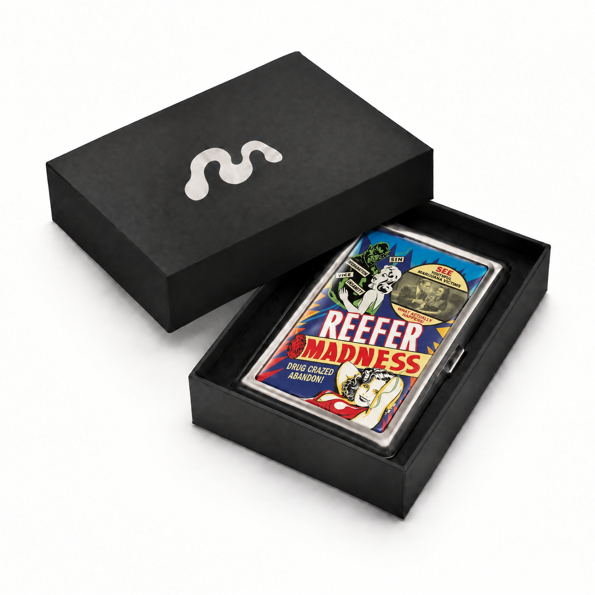 Bad Influence - Tin Cardholder Wallet in its Minor Relics gift box