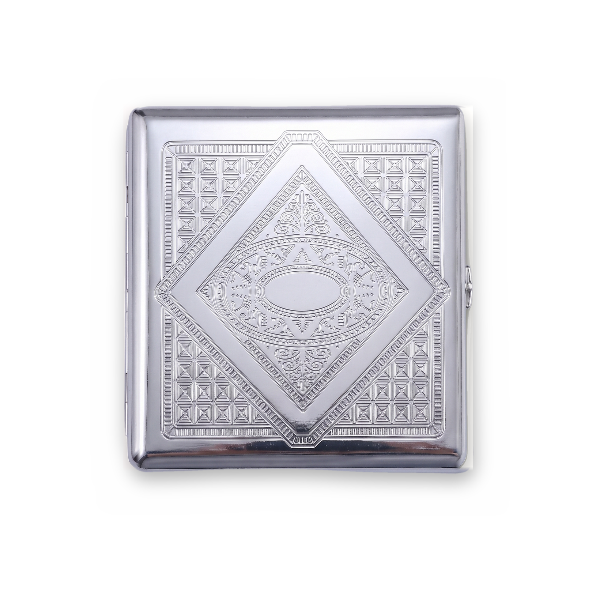 Evil Eye Chrome Cardholder Wallet