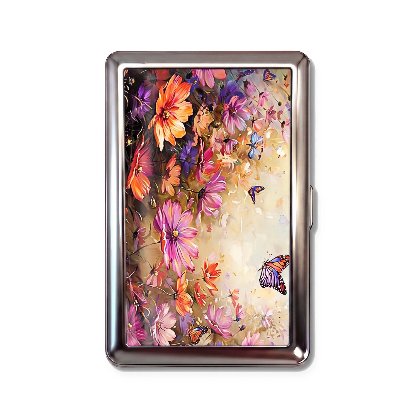 Cosmos Garden Tin Cardholder Wallet