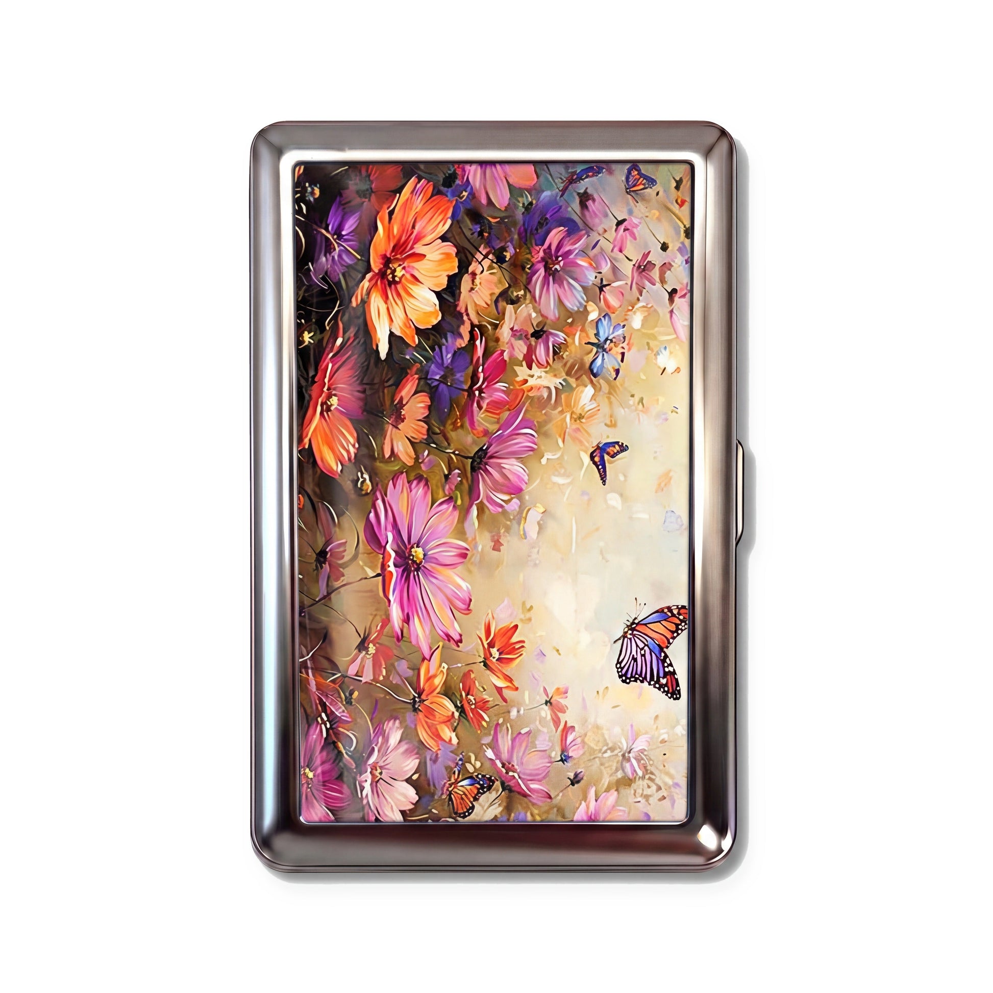 Cosmos Garden Tin Cardholder Wallet