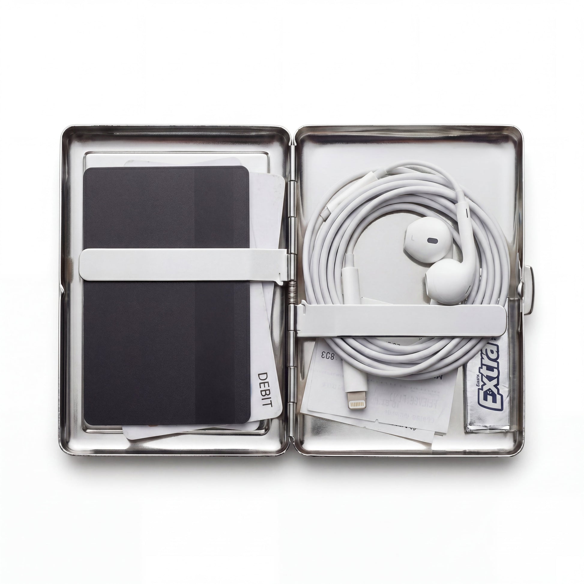 Bovine Abduction Tin Cardholder Wallet