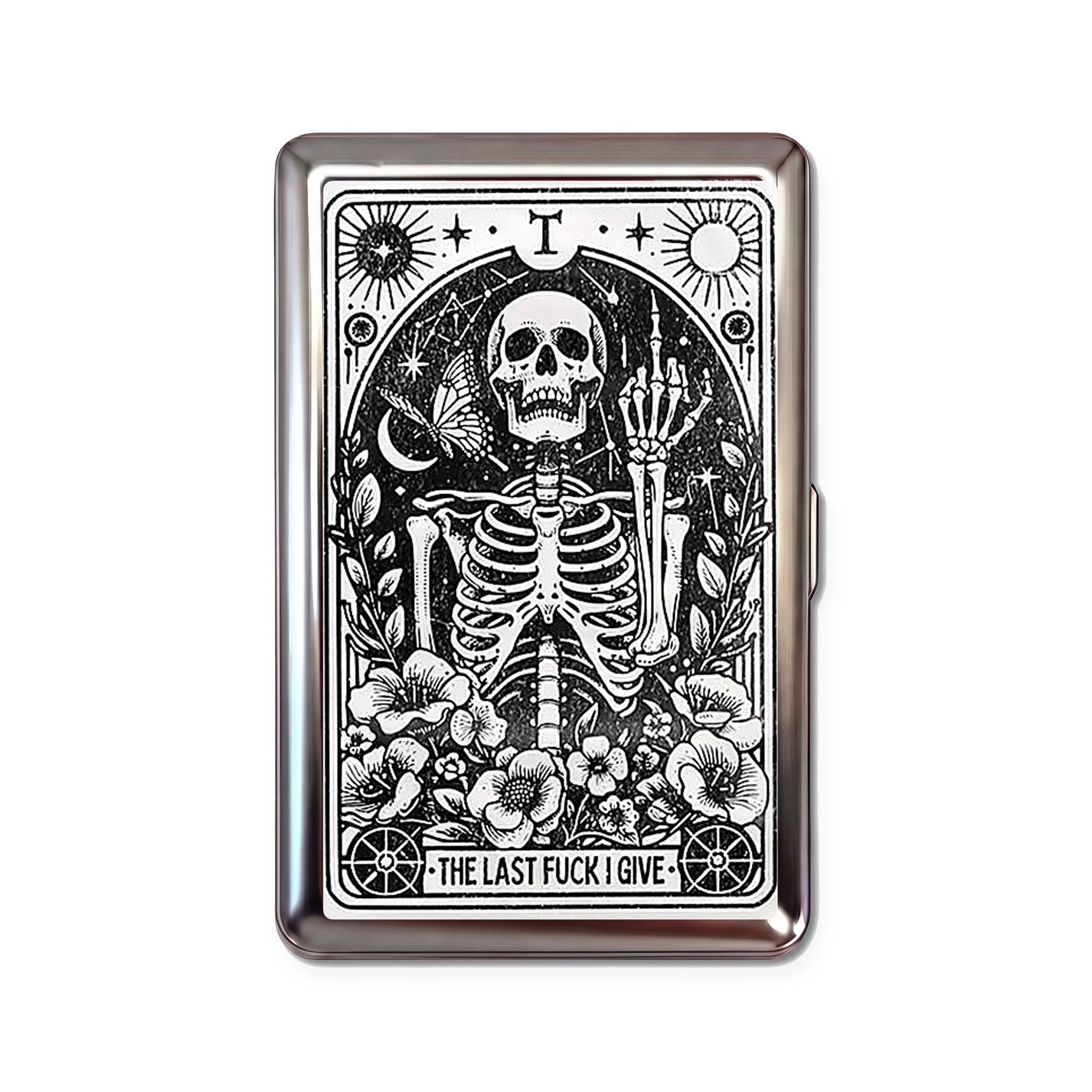 Last F*ck Tarot Tin Cardholder Wallet