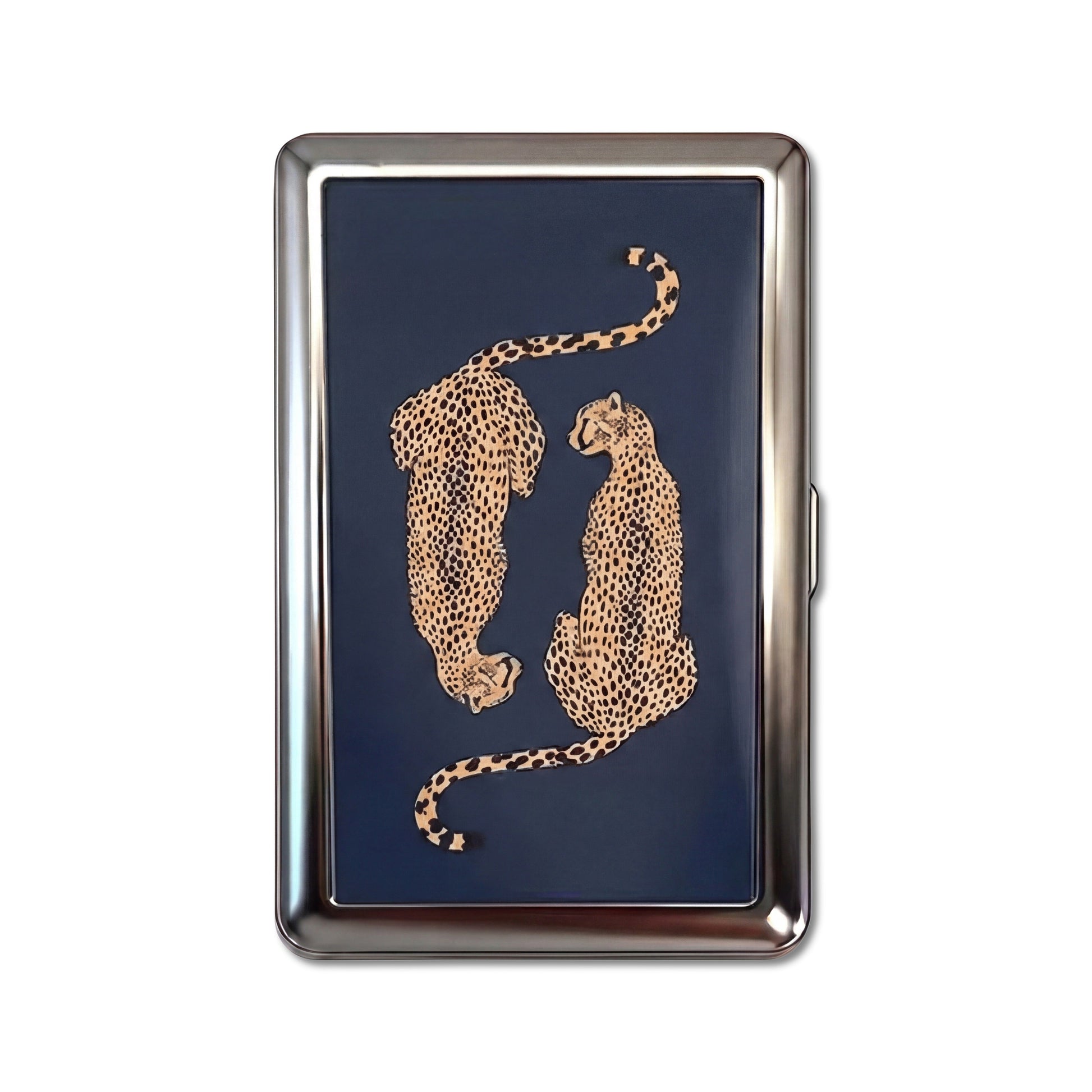 Leopard Lovers Tin Cardholder Wallet