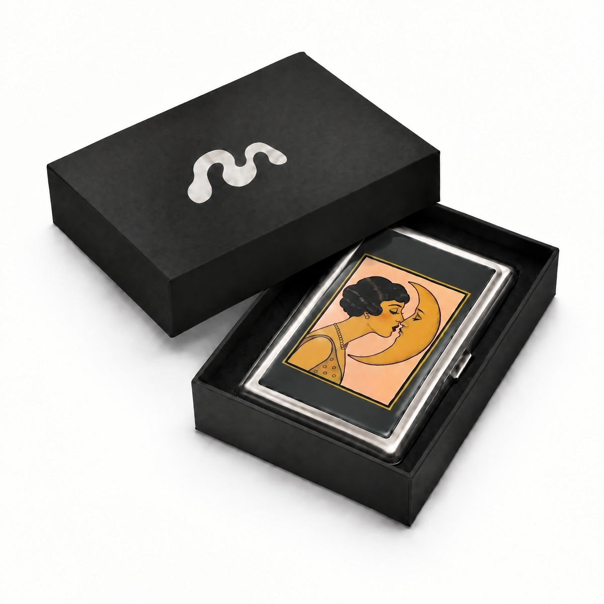 Moon Pull - Tin Cardholder Wallet in its Minor Relics gift box