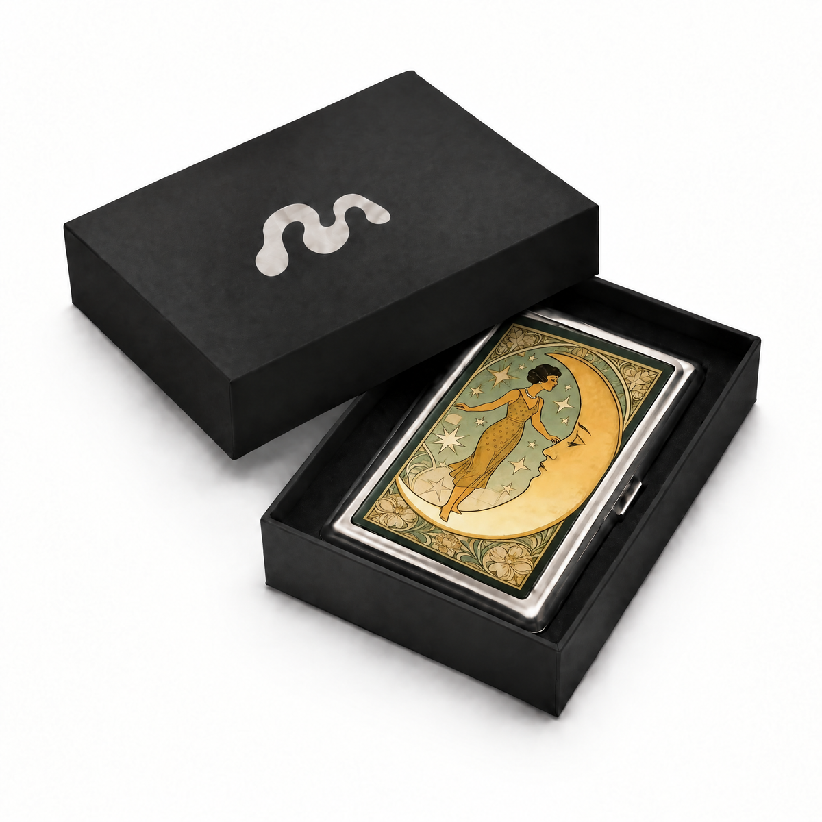 Moonlighting - Tin Cardholder Wallet in its Minor Relics gift box