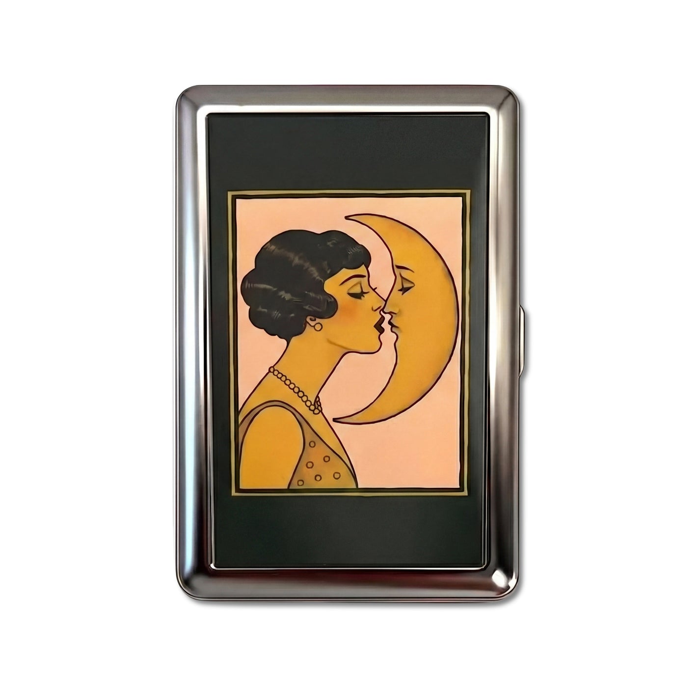 Moonlit Kiss Tin Cardholder Wallet