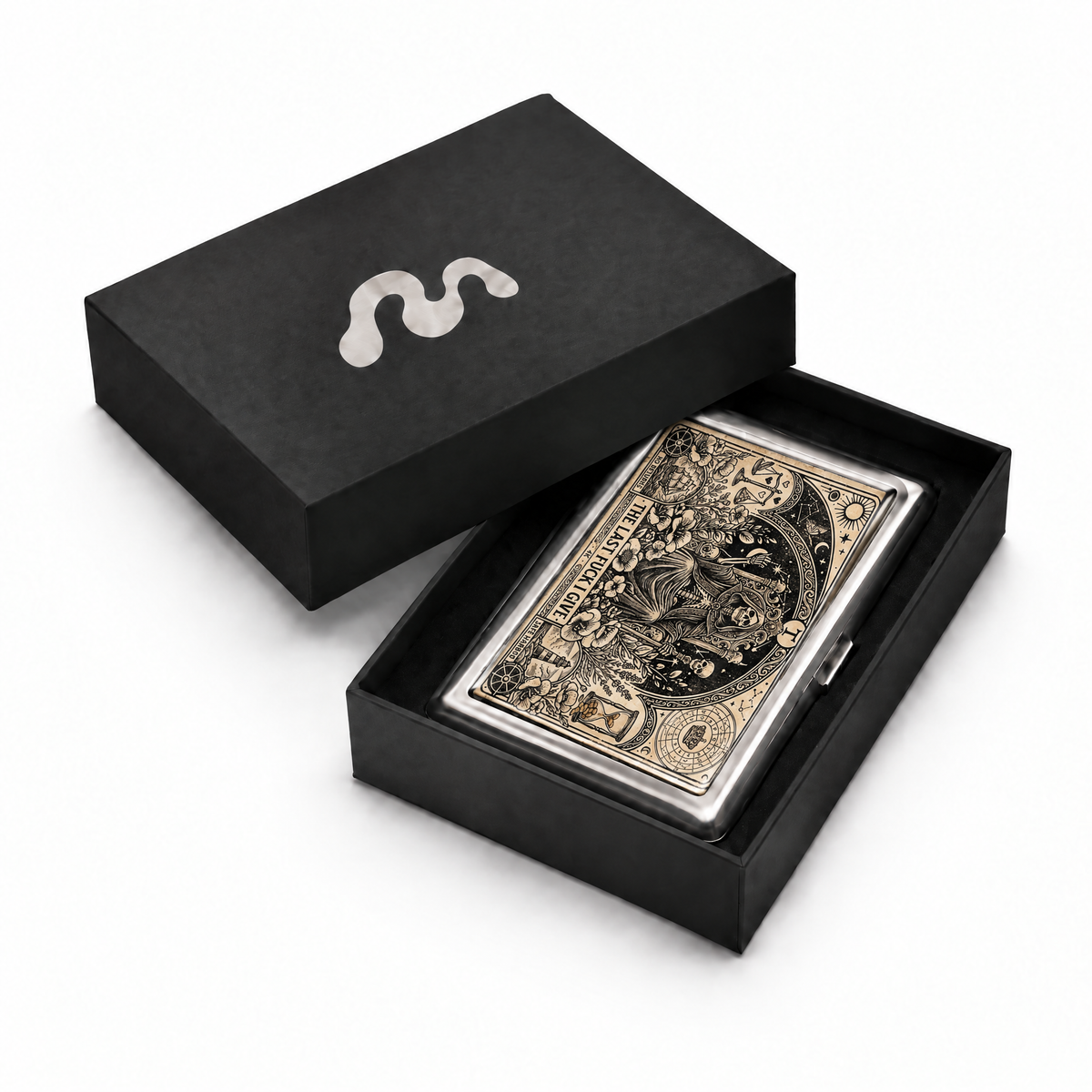 Occupied - Tin Cardholder Wallet in its Minor Relics gift box