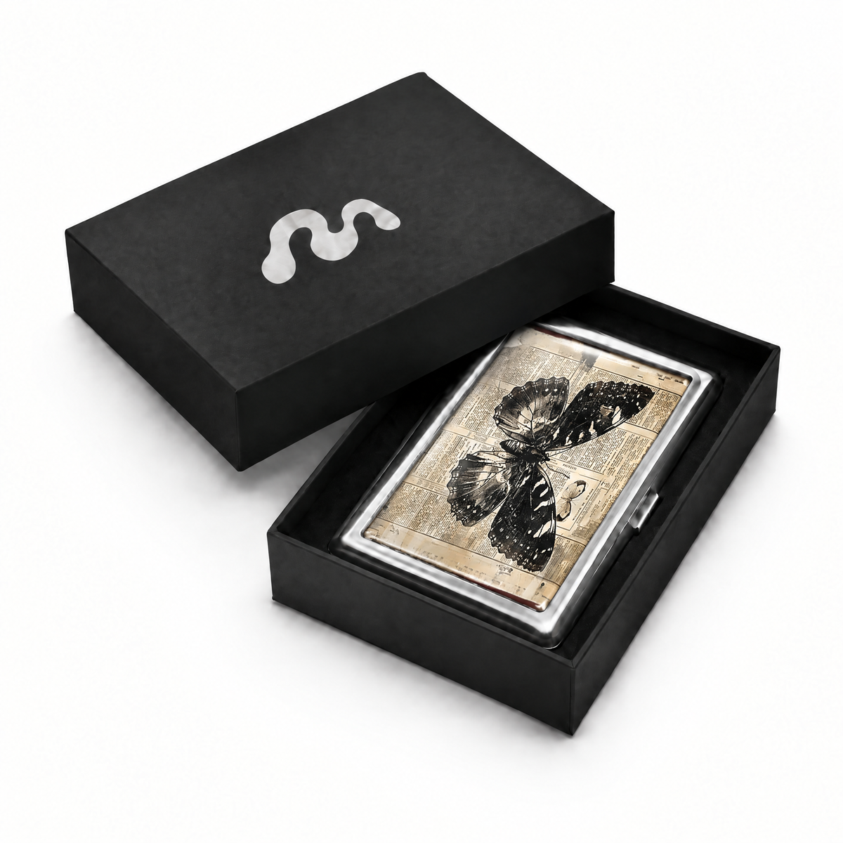Old News - Tin Cardholder Wallet in its Minor Relics gift box