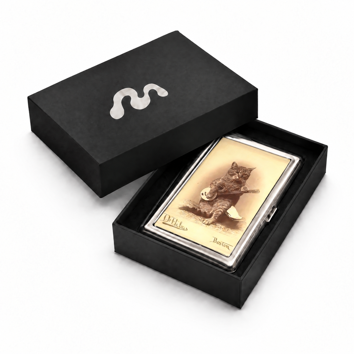 Open Mic - Tin Cardholder Wallet in its Minor Relics gift box