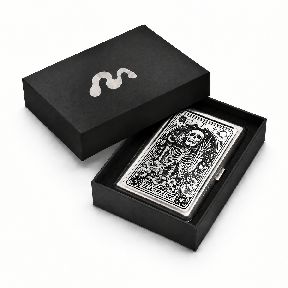 Over It - Tin Cardholder Wallet in its Minor Relics gift box