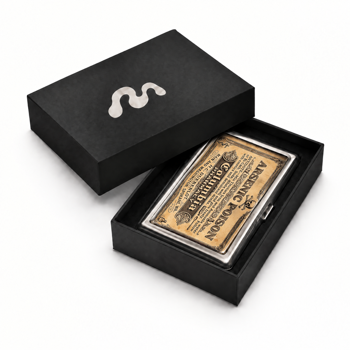 Strictly Medicinal - Tin Cardholder Wallet in its Minor Relics gift box