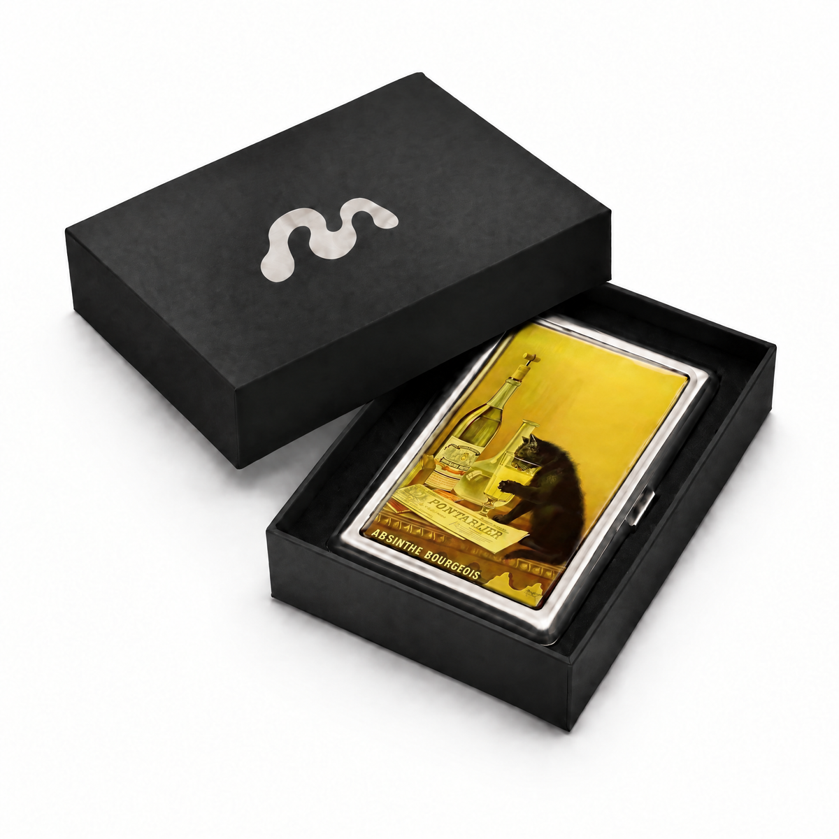Two Drinks In - Tin Cardholder Wallet in its Minor Relics gift box