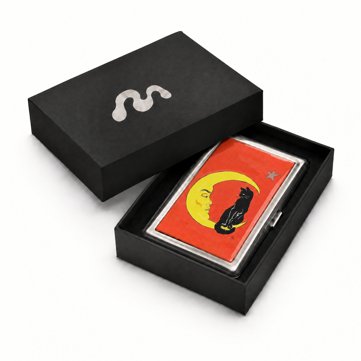 Up Late - Tin Cardholder Wallet in its Minor Relics gift box